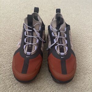 Nike VaporMax Red and Black Athletic Shoes